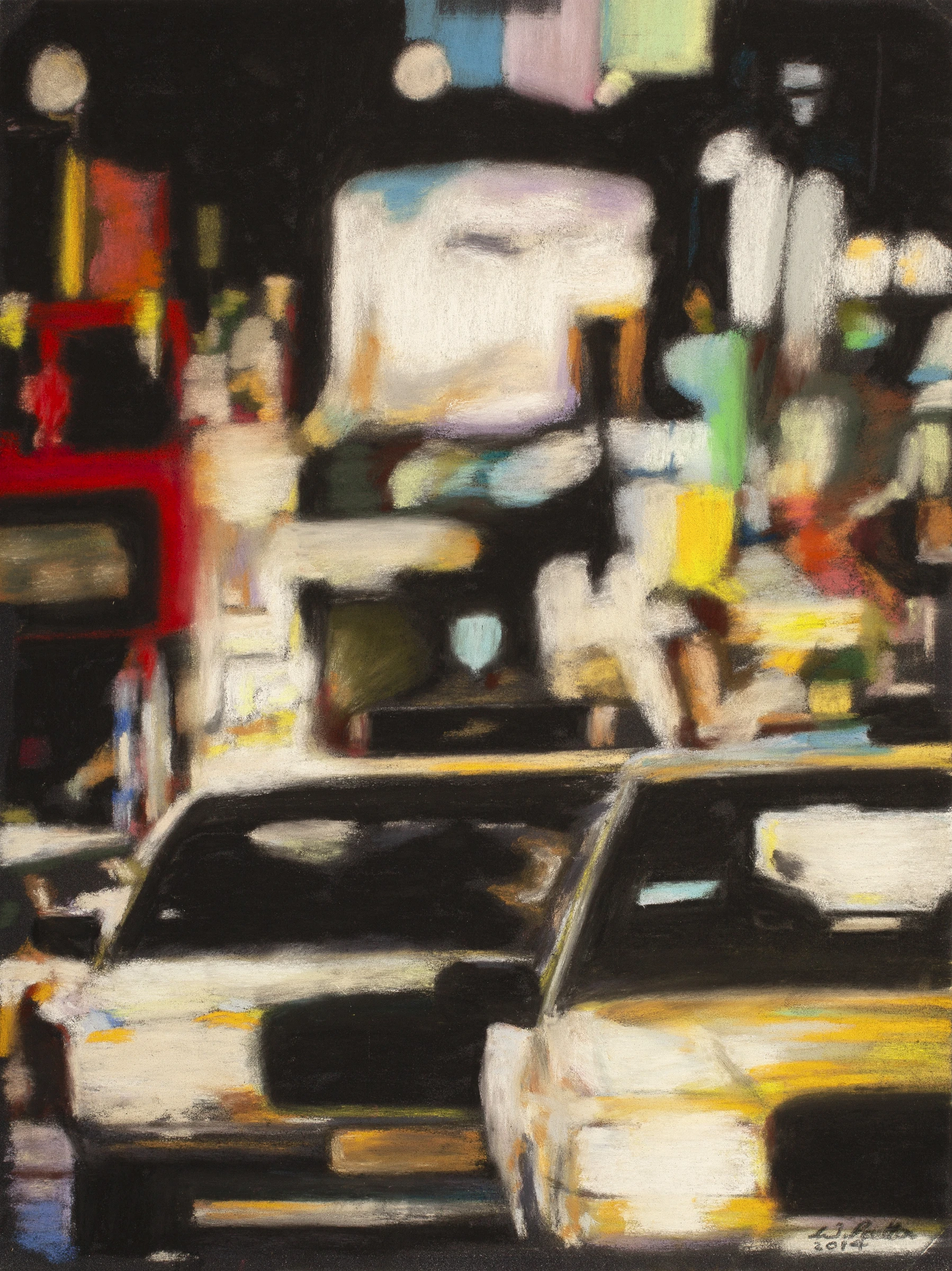 New York pastel by Will Poulton